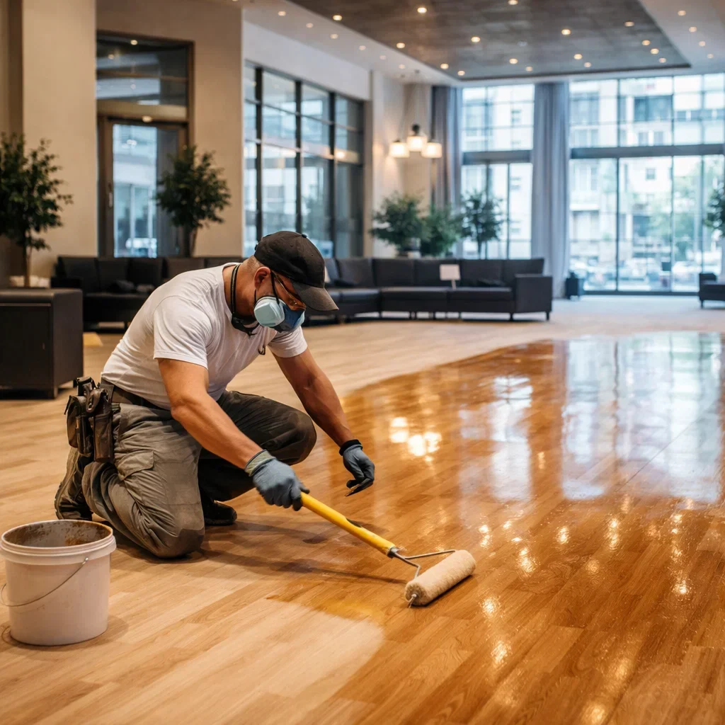 Commercial Hardwood Floor Refinishing