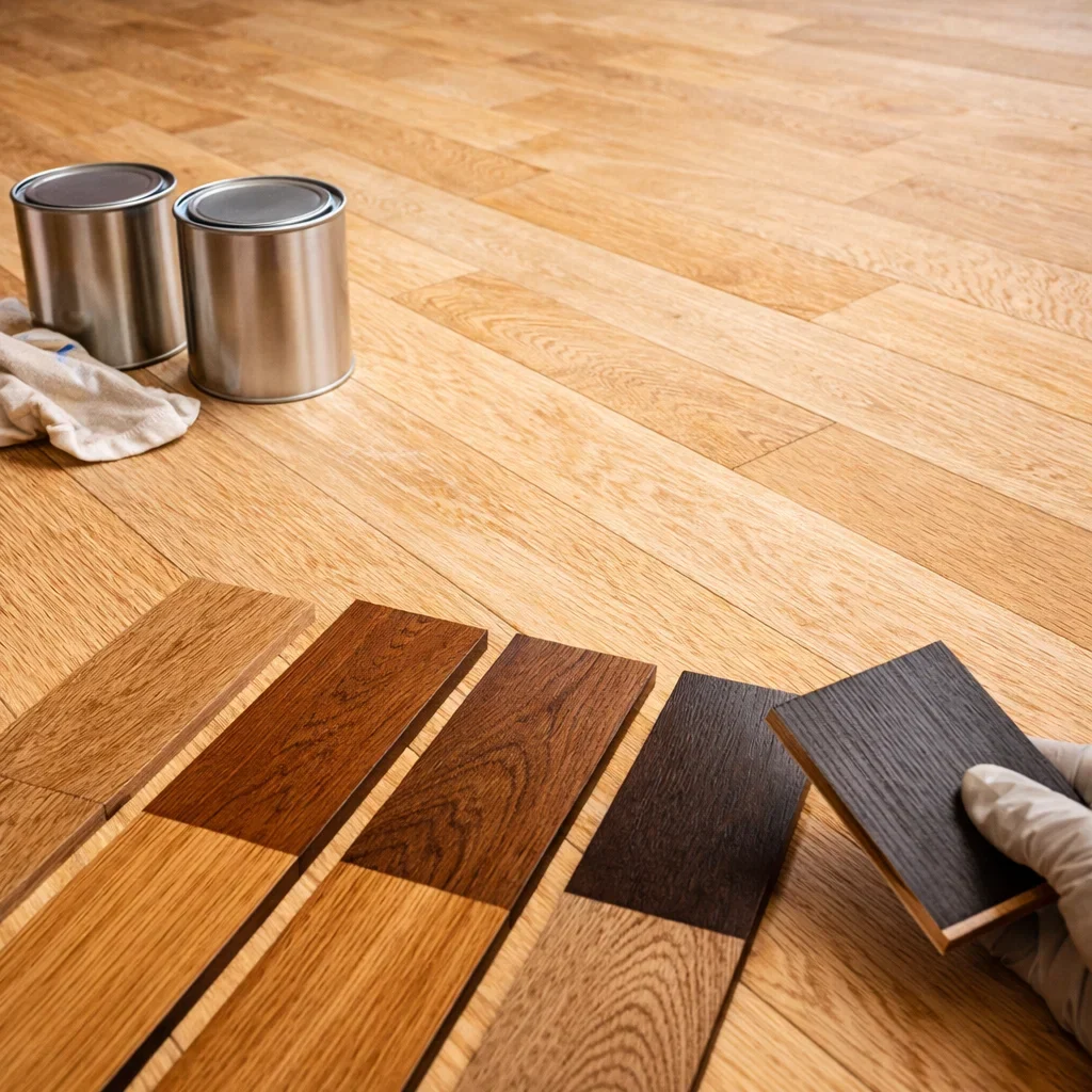 Hardwood Floor Staining